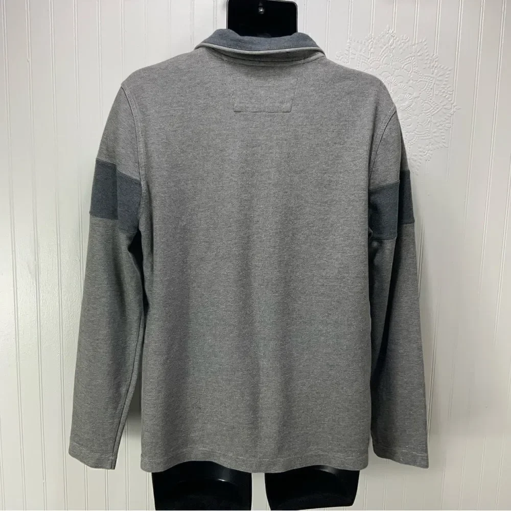 BANANA REPUBLIC 1/4 zip long sleeve shirt